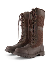 Dublin Yukon Quilt Boots- Chocolate Brown