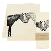 Kissing Horse Tea Towel