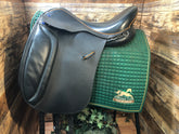 18.5" Hastilow Cob Dressage Saddle (2023) Blk/Brn/ Amber Pip