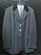 Wool Melton Black Heavy