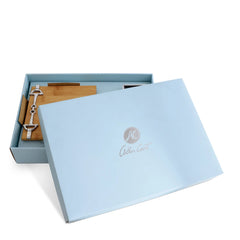 Arthur Court Equestrian Bamboo Cheese Set