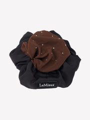 Scrunchie with Crystal Hair Net