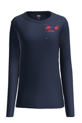 USAWE Womens Long Sleeve Cotton Long Sleeve TShirt