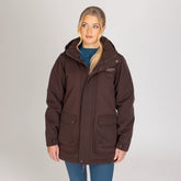 Aubrion Ladies Equestrian Winter Coat - Espresso