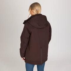 Aubrion Ladies Equestrian Winter Coat - Espresso