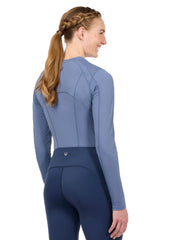 Precision Long Sleeve Crew Neck Tech Top - Shoreline