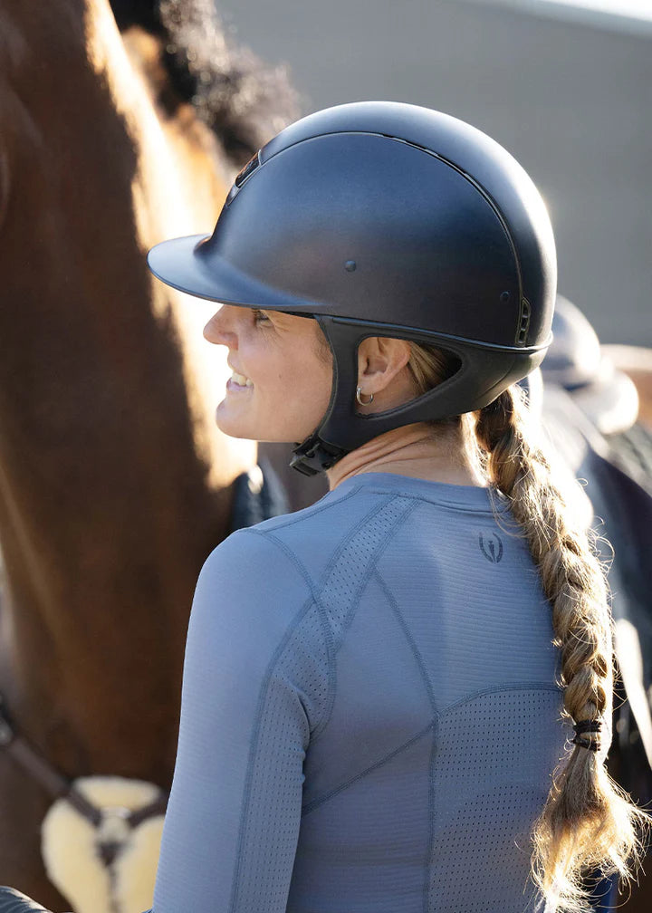 Precision Long Sleeve Crew Neck Tech Top - Shoreline