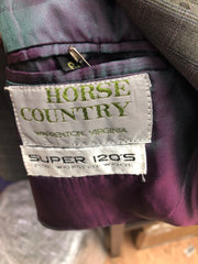 Horse Country Grey & Pink small windowpane jacket