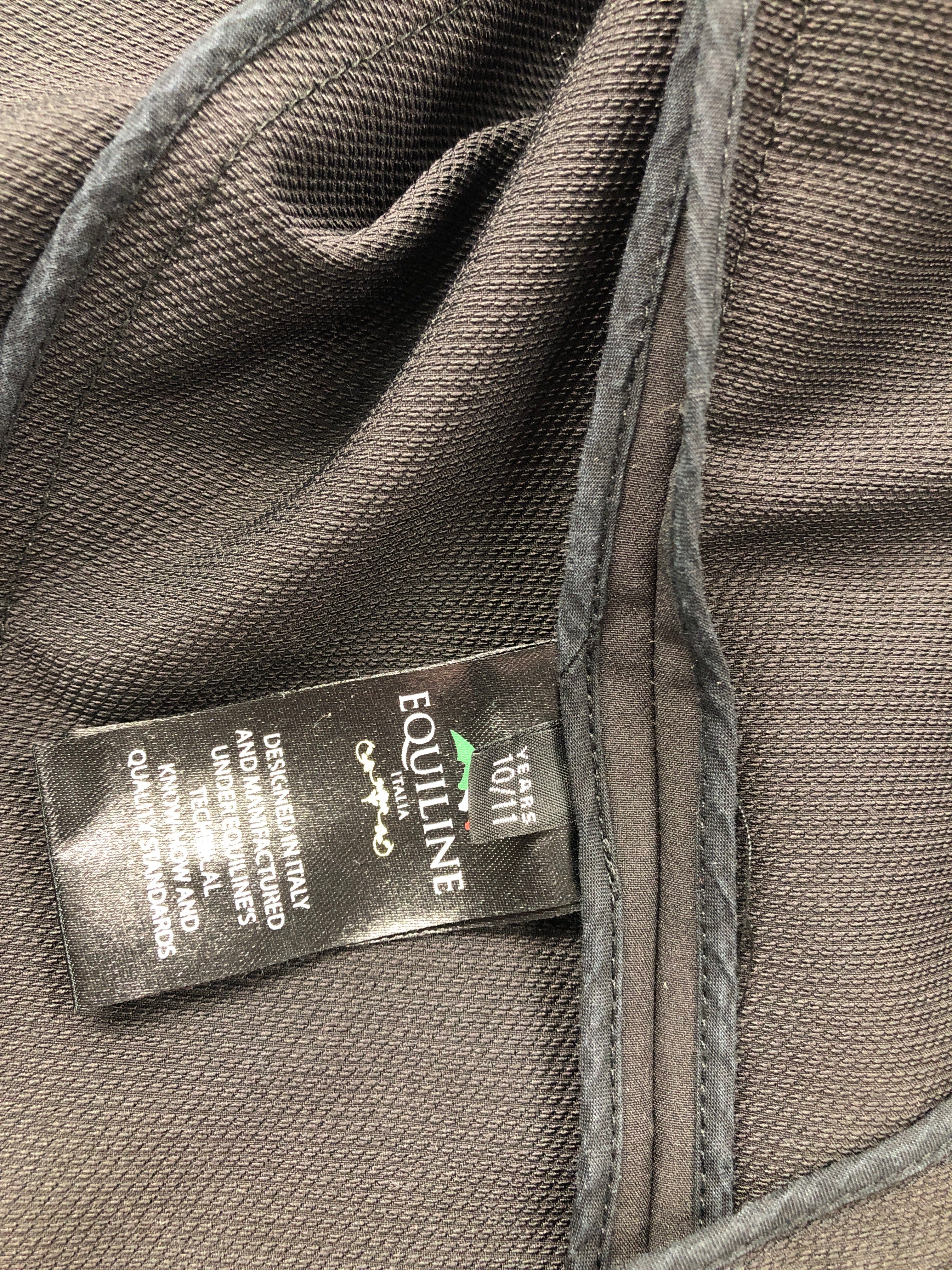 Equiline Junior Show Coat Black
