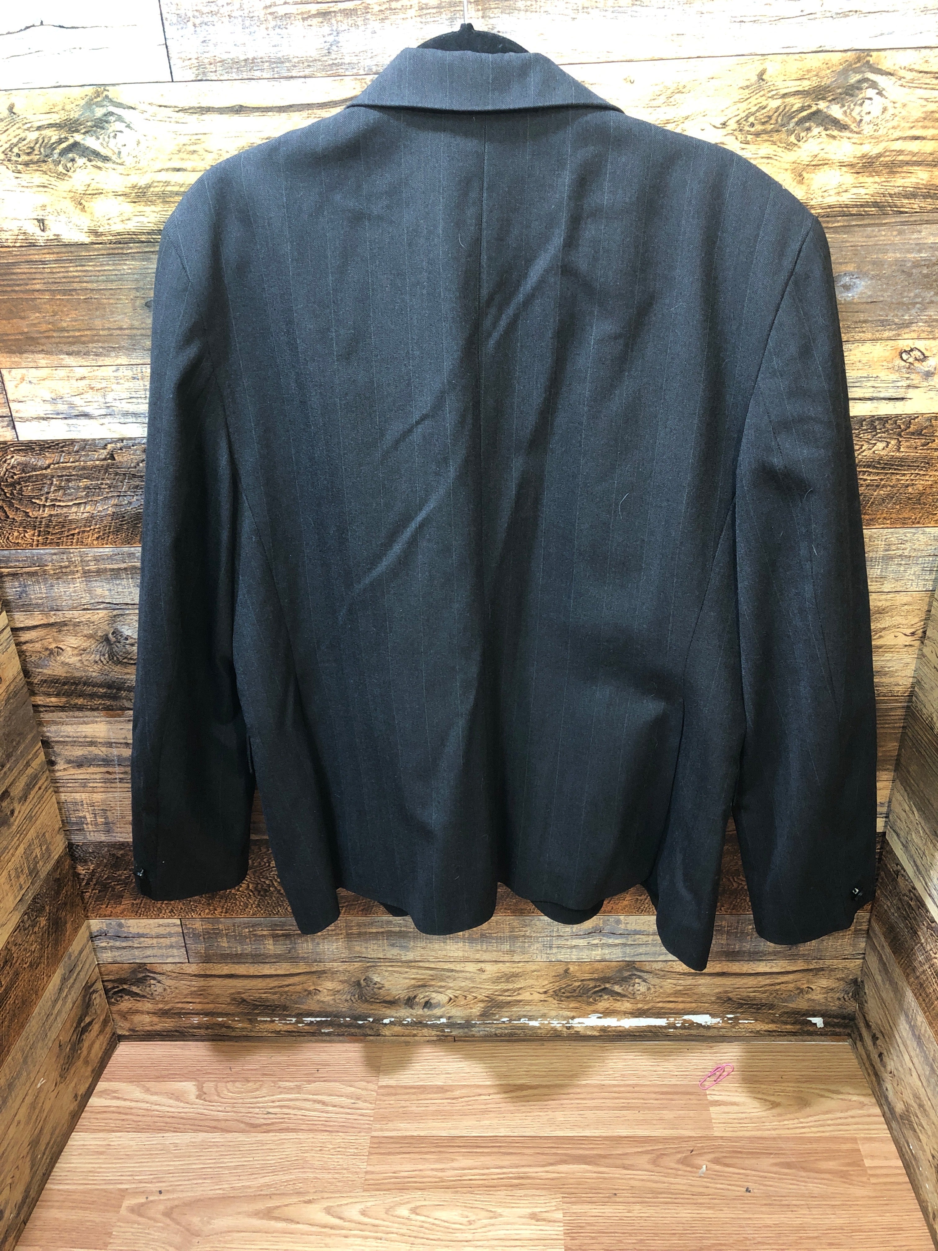 Gray Pinstrip Hunt Coat - On Course 24R