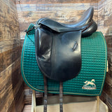 17.5" Advanced Saddle Fit Detente Monoflap Dressage Saddle