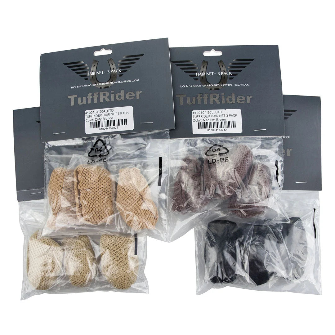 Tuffrider Hairnet 3 pack