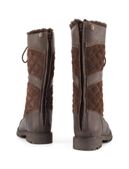 Dublin Yukon Quilt Boots- Chocolate Brown