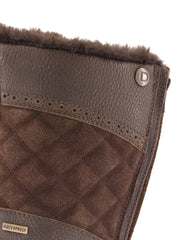 Dublin Yukon Quilt Boots- Chocolate Brown