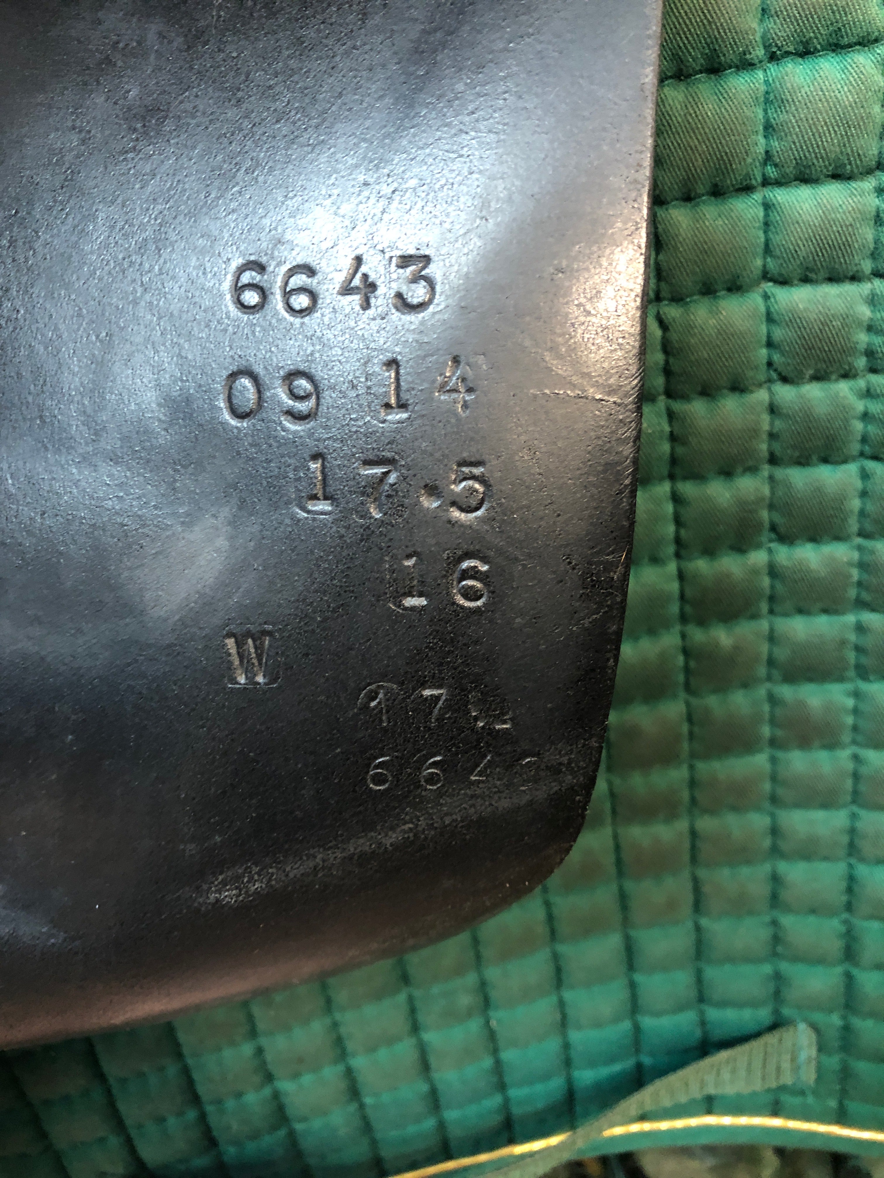 17.5" Custom Wolfgang Dressage Saddle (2014)