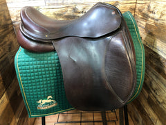 18" Lauriche Dressage Saddle - Brown
