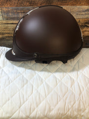 Galaxy Helment - Brown Matte - Brn Trim - Reg Brim **