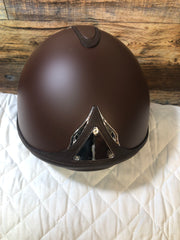 Galaxy Helment - Brown Matte - Brn Trim - Reg Brim **