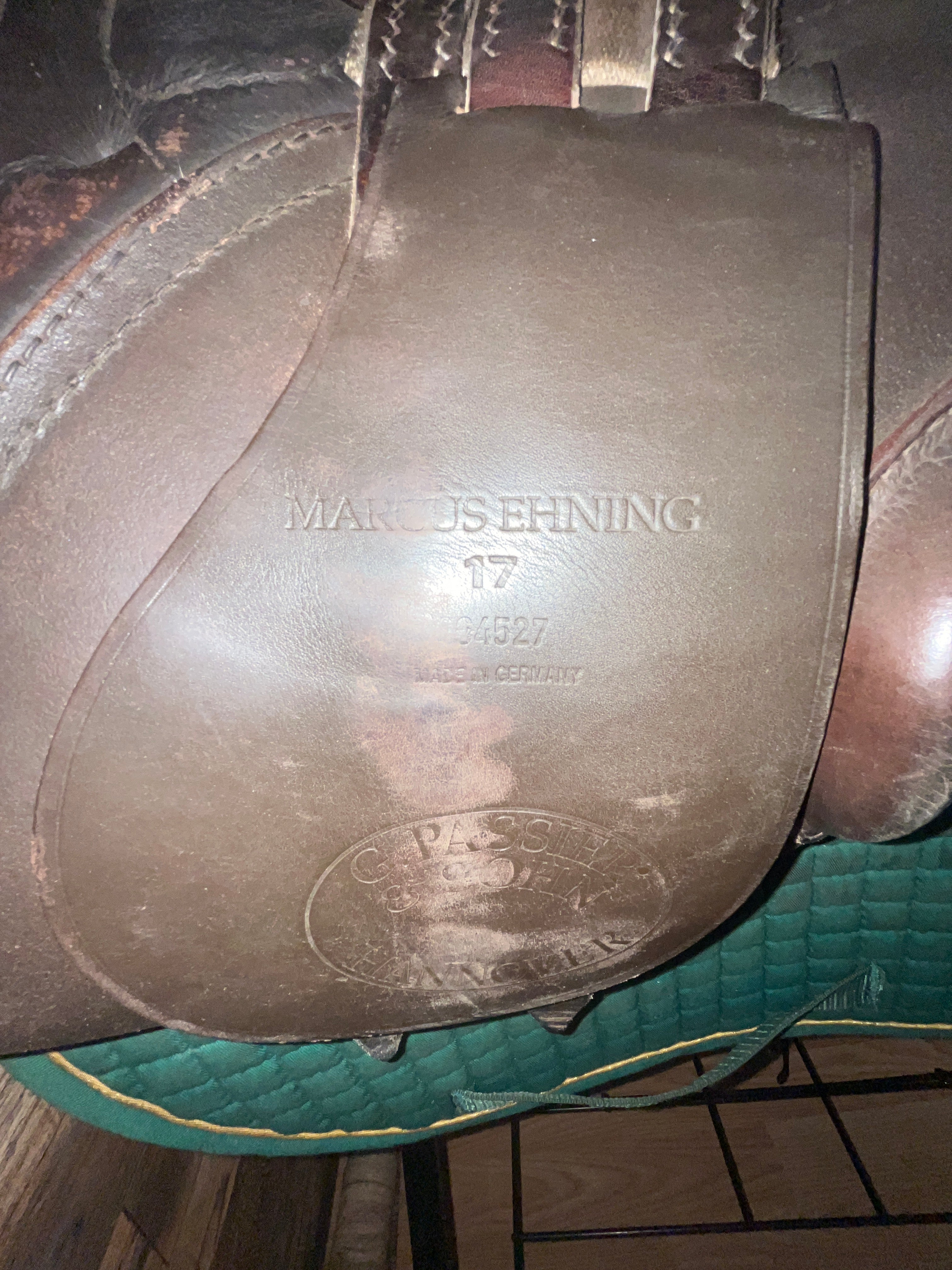 17" Passier Narcus Ehning CC Saddle