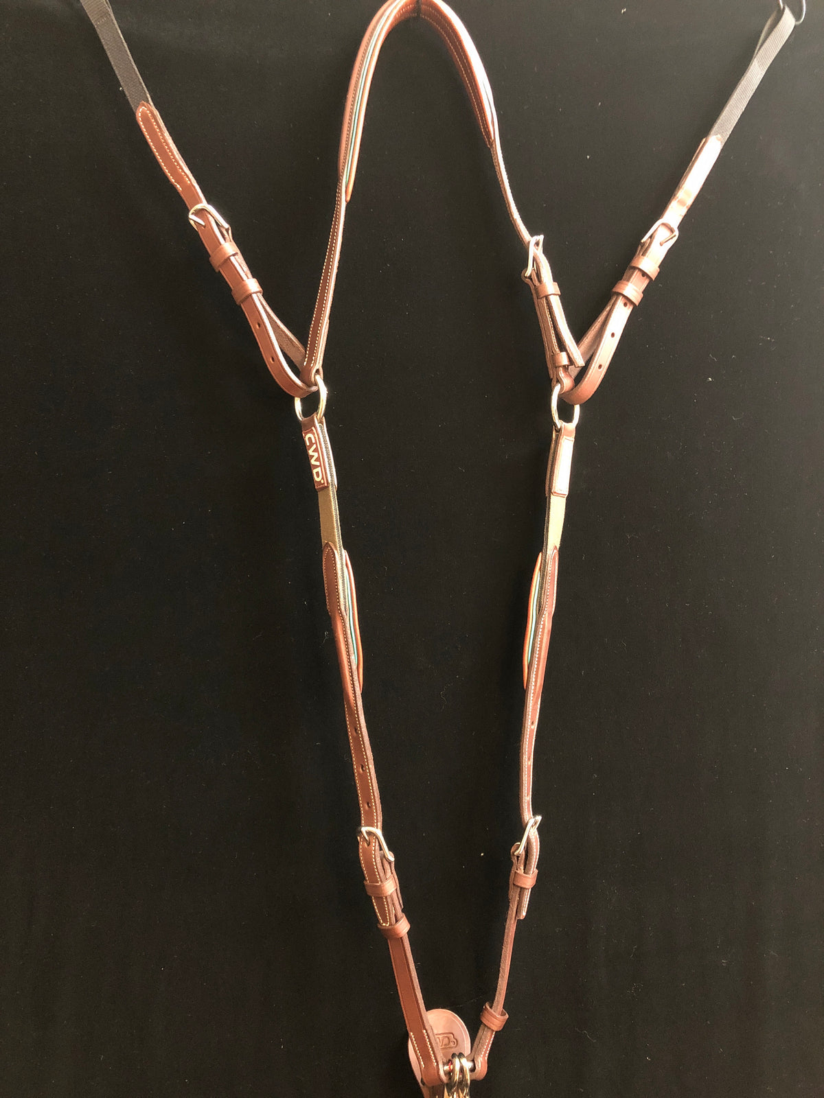 CWD 3 Point Breastplate NWT -Green