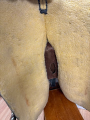 16" Western Saddle w/ wraped horn 6" bar -SQHB