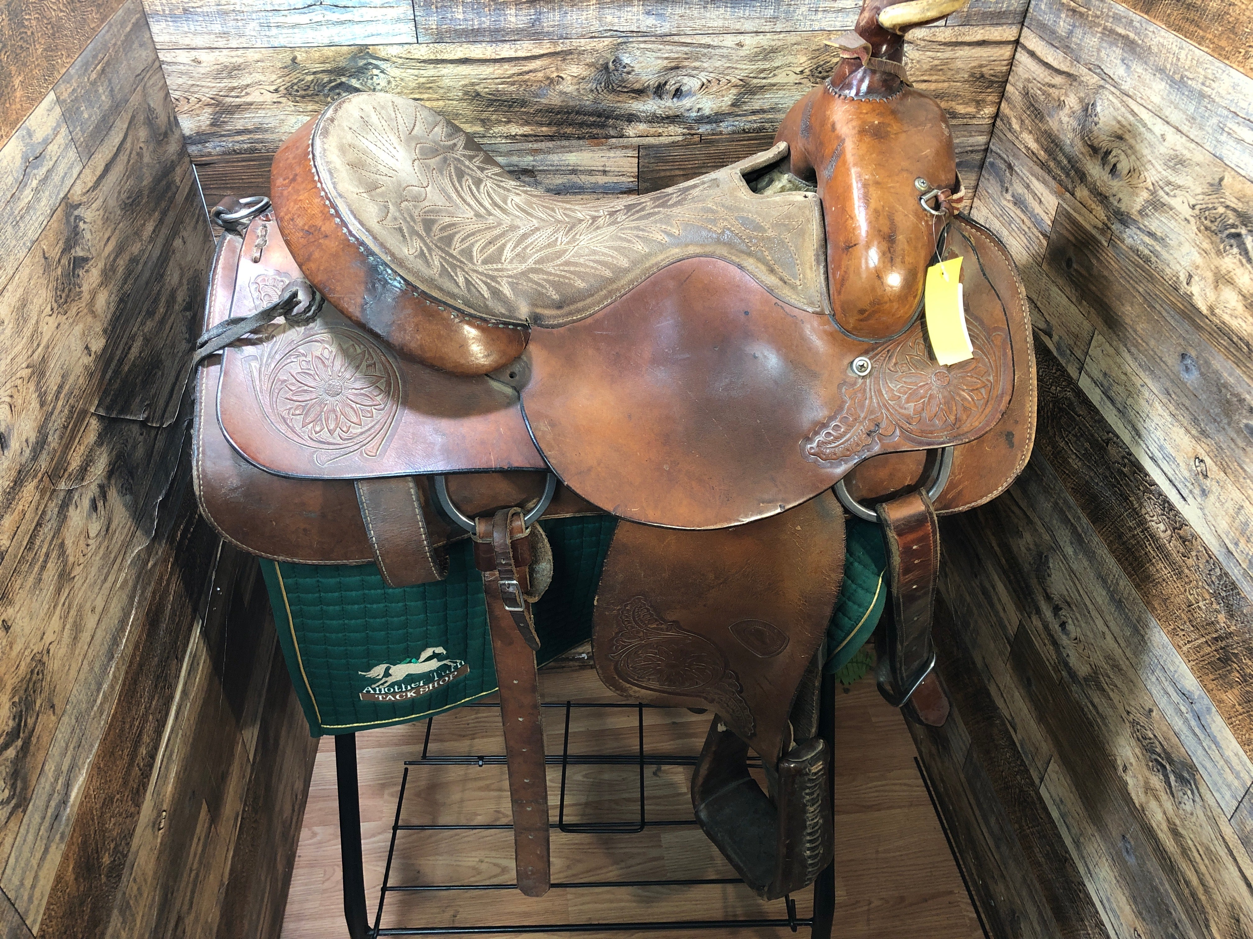 17" Hereford Brand Western Saddle