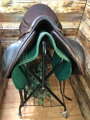 17.5" Devoucoux Chiberta Lab Monoflap Jump Saddle