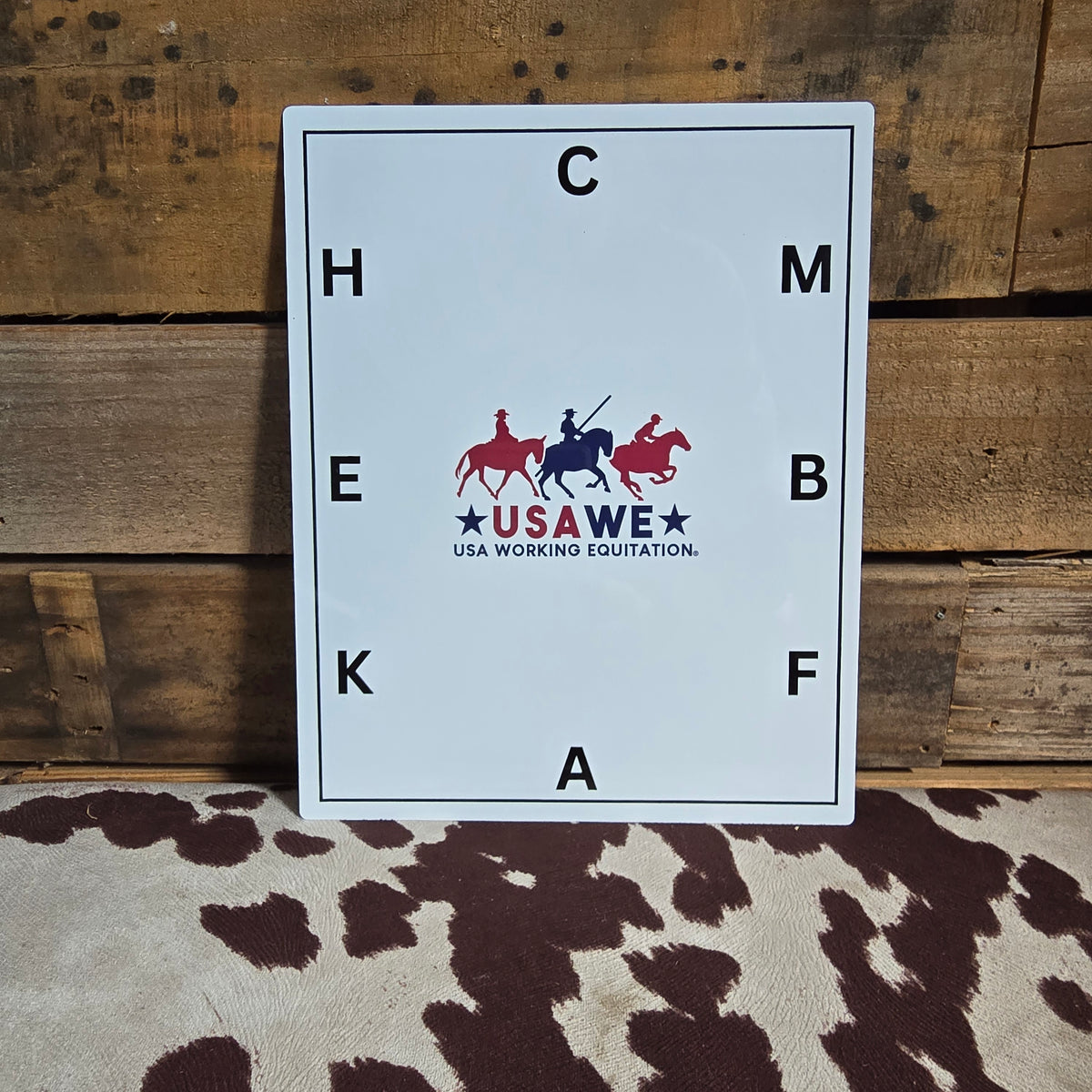 USAWE Dressage Dry Erase Board