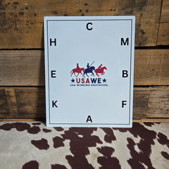 USAWE Dressage Dry Erase Board