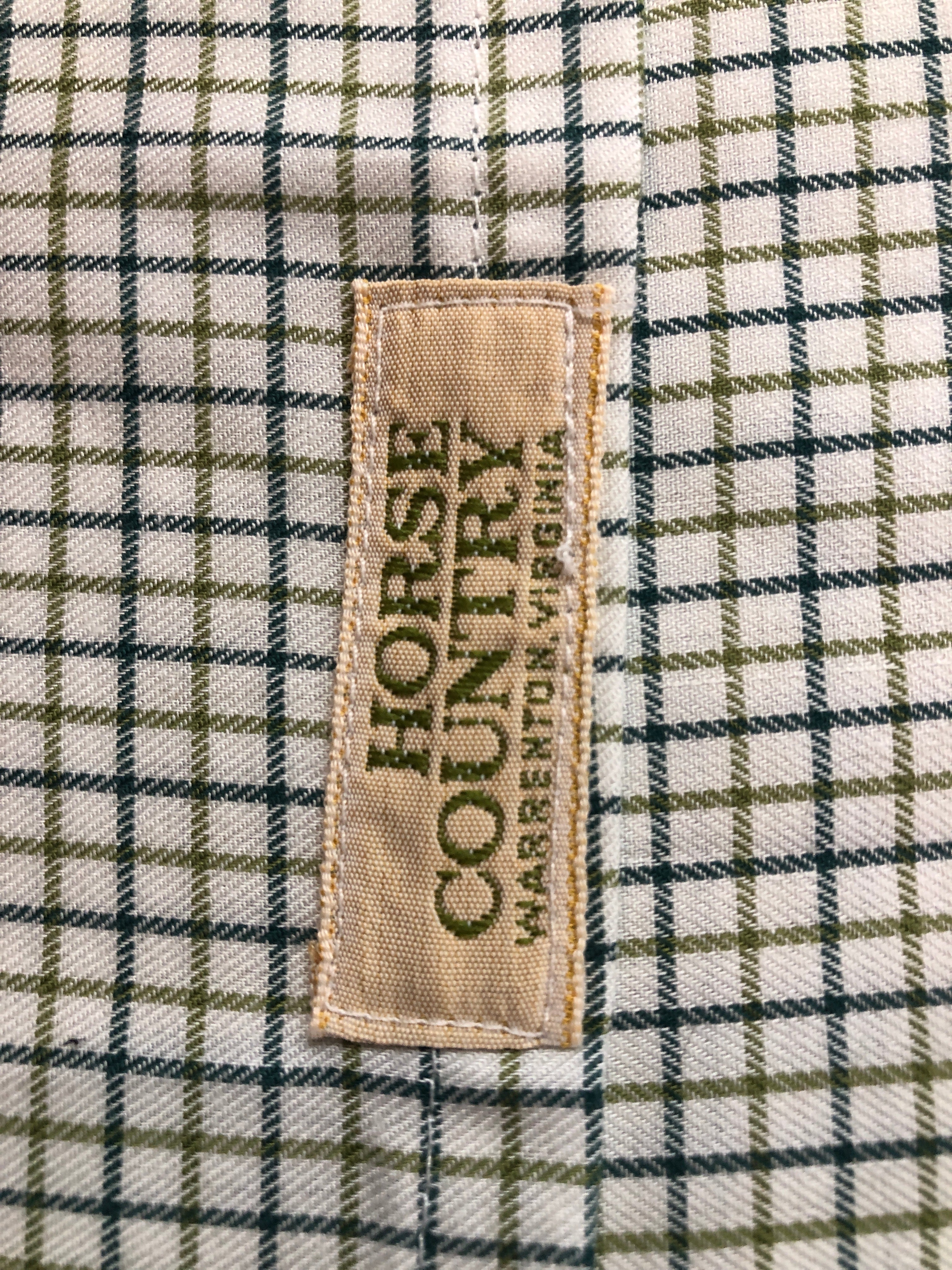 Horse Country Stock Tie Green Plaid