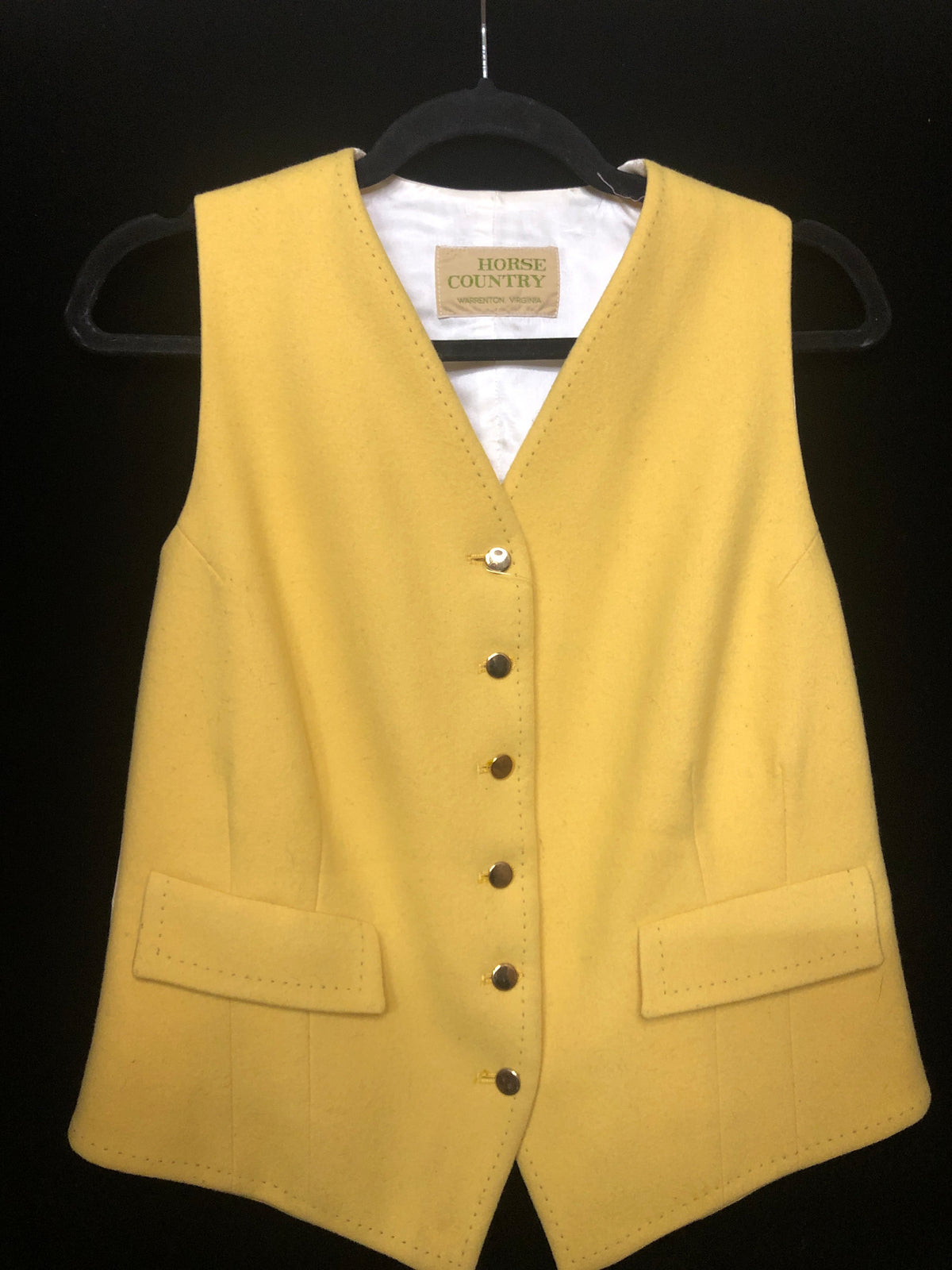 Horse Country Canary Vest