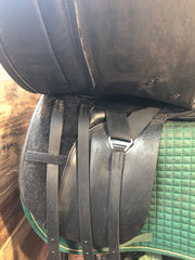 18.5" Hastilow Cob Dressage Saddle (2023) Blk/Brn/ Amber Pip