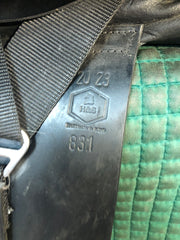 18.5" Hastilow Cob Dressage Saddle (2023) Blk/Brn/ Amber Pip