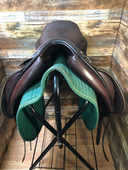 18" Lauriche Dressage Saddle - Brown