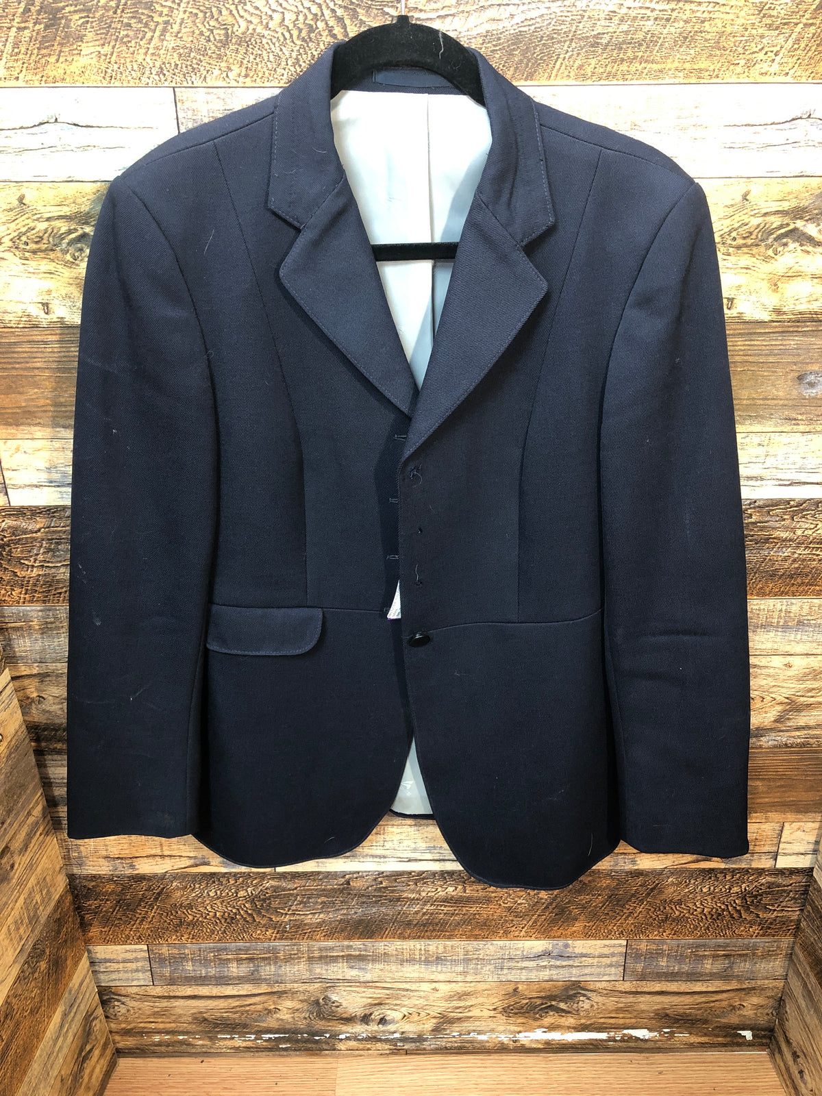Navy EuroStar Wool Frock 42 no buttons