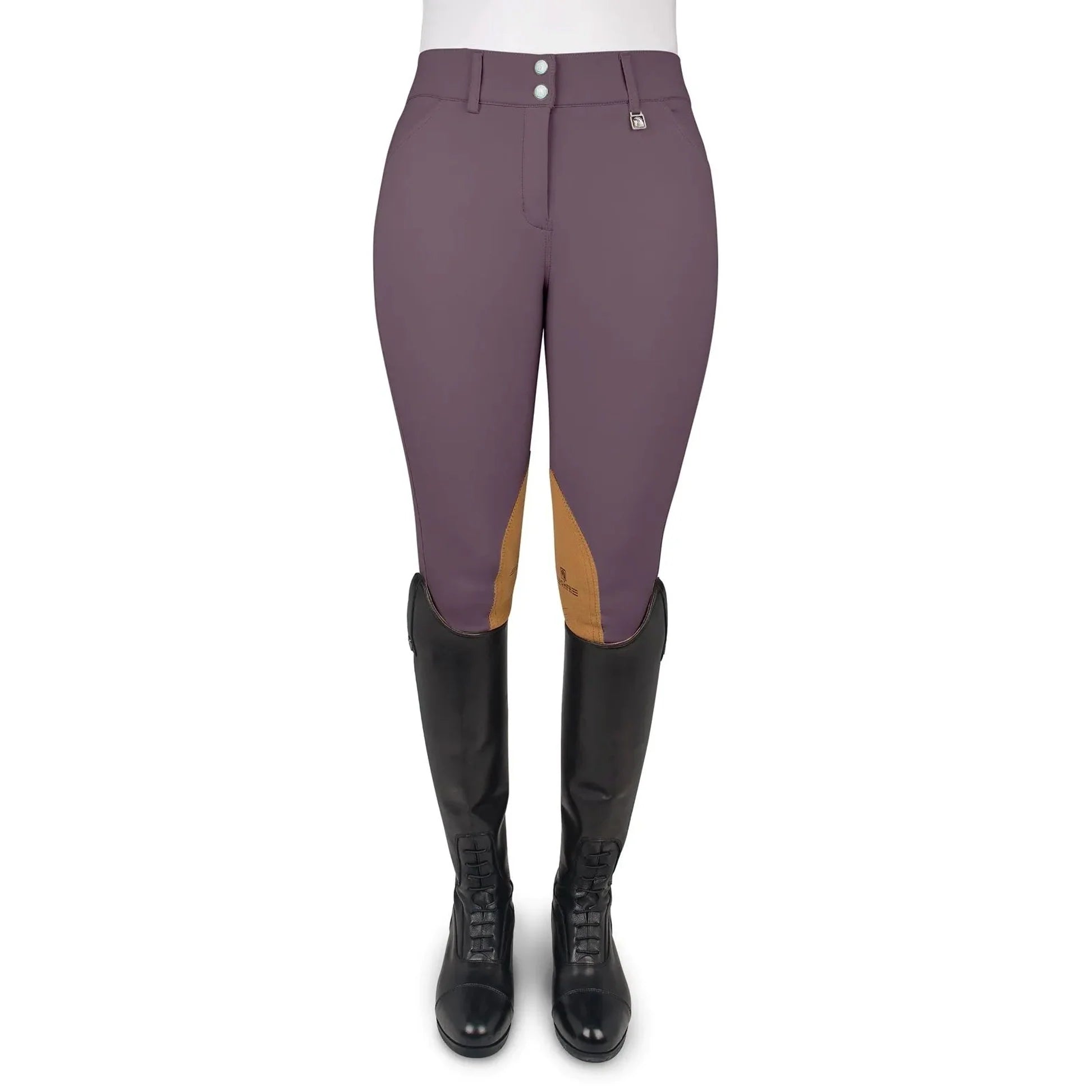Lds Willow Euro Seat Suede KP Breech