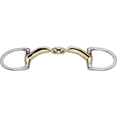 Novocontact Eggbutt Bit (D-Shaped Rings) - Double Jointed