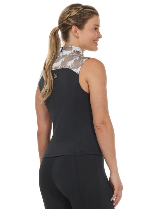 Print Mix Sleeveless Top