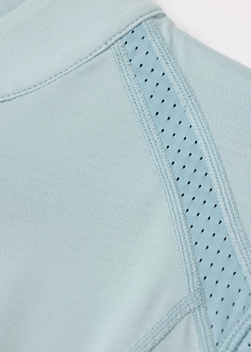 Precision Short Sleeve Quarter Zip Tech Top Shoreline