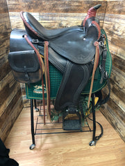 16" Synergist Western Trail Saddle - Black