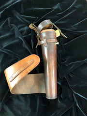 Gentleman's Flask and Leather Case