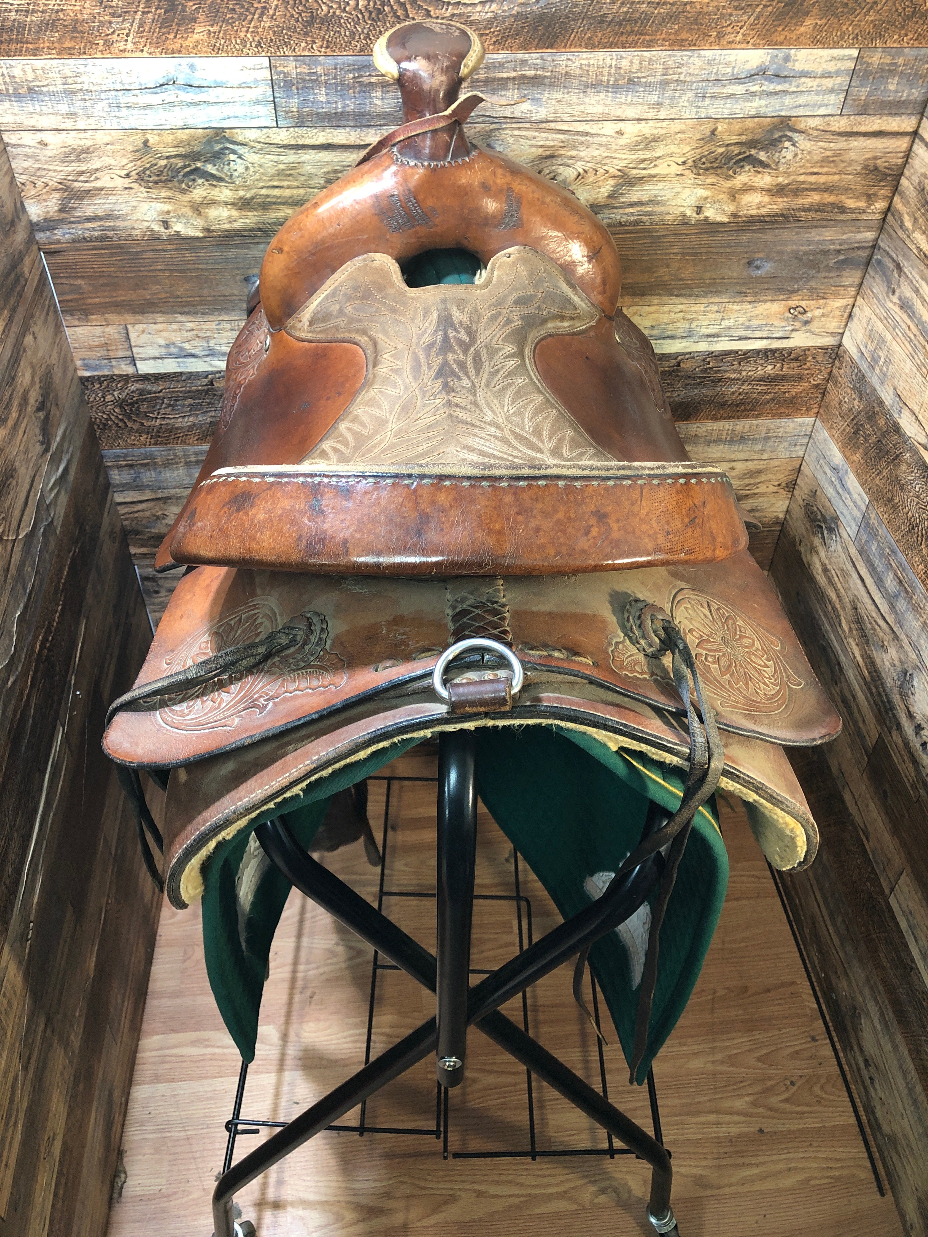 17" Hereford Brand Western Saddle