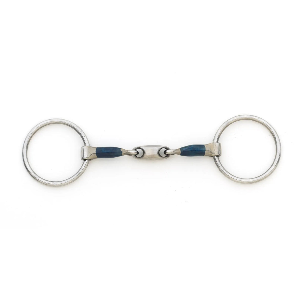Blue Steel Med Oval Link Loose Ring
