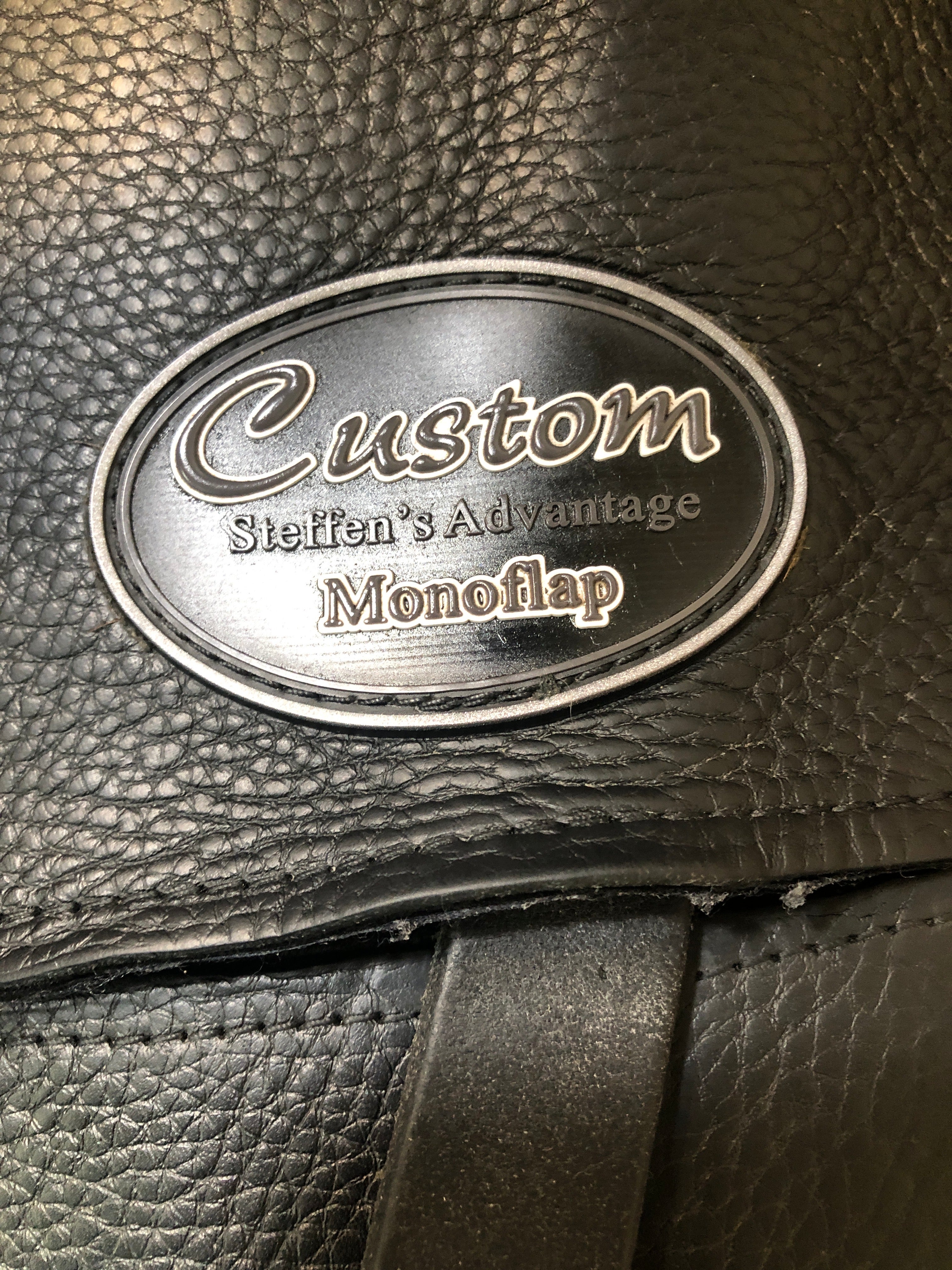 17.5" Custom Steffen Advantage Monoflap Dressage Saddle