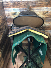 16" Bighorn Western Saddle Synthetic Brown