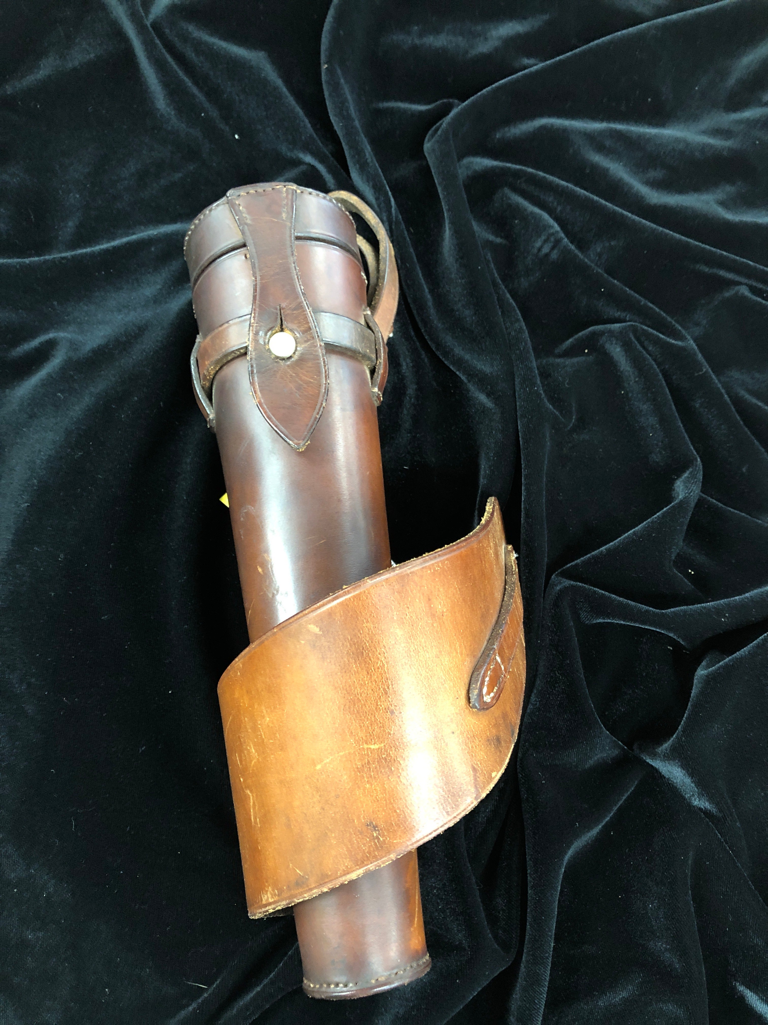 Gentleman's Flask and Leather Case