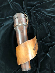 Gentleman's Flask and Leather Case