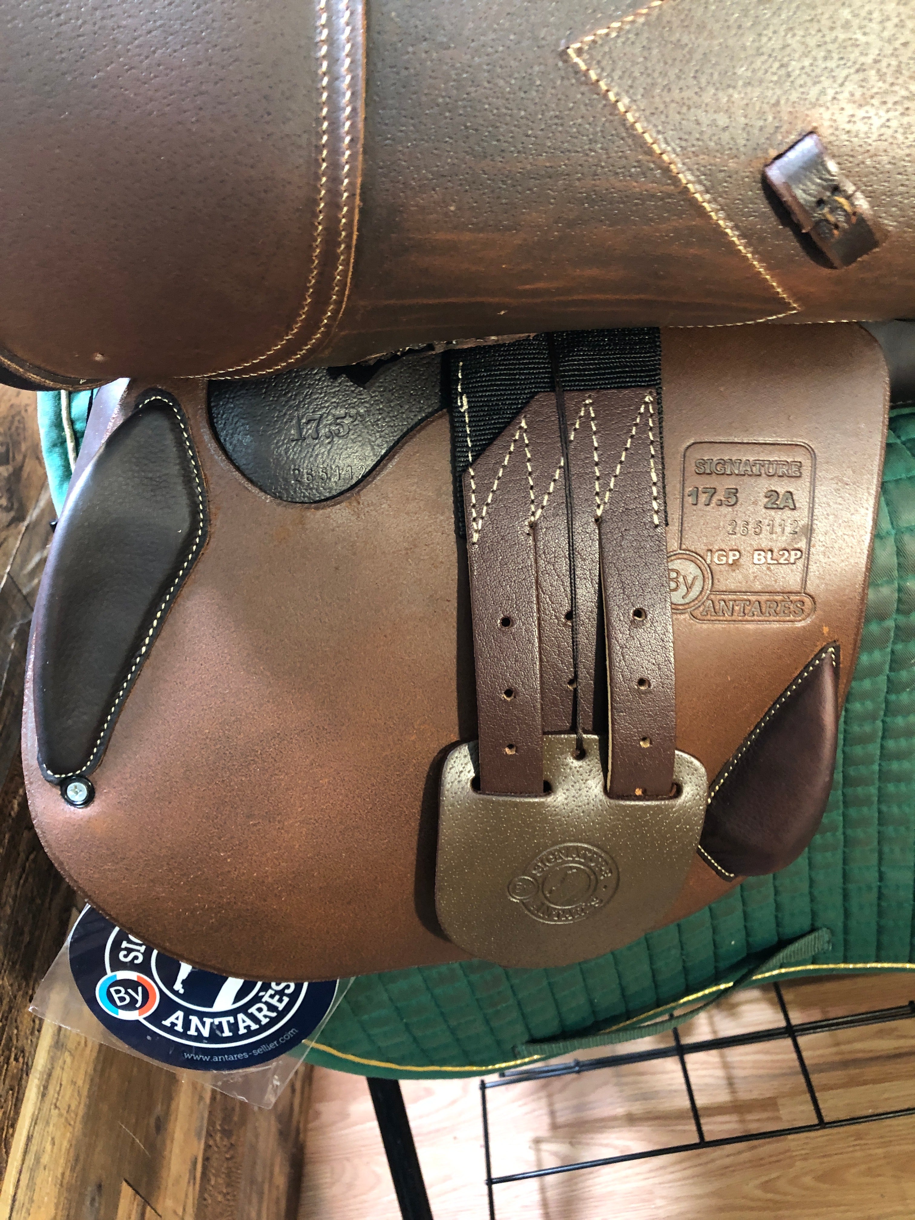 17.5" Antares Signature Jumping Saddle NEW ABS TREE IGP