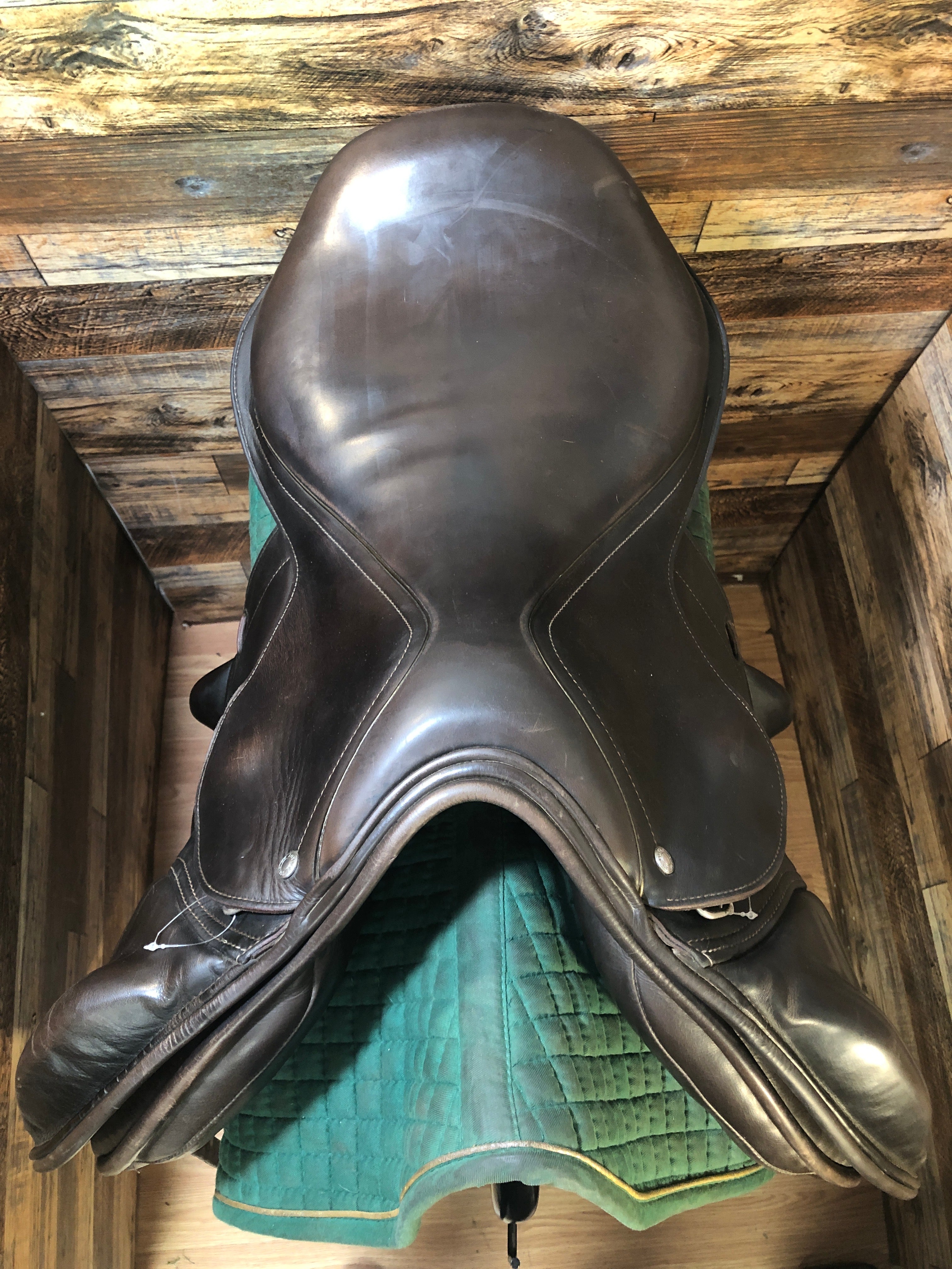 17.5" Loxley By Bliss Monoflap Jump Saddle