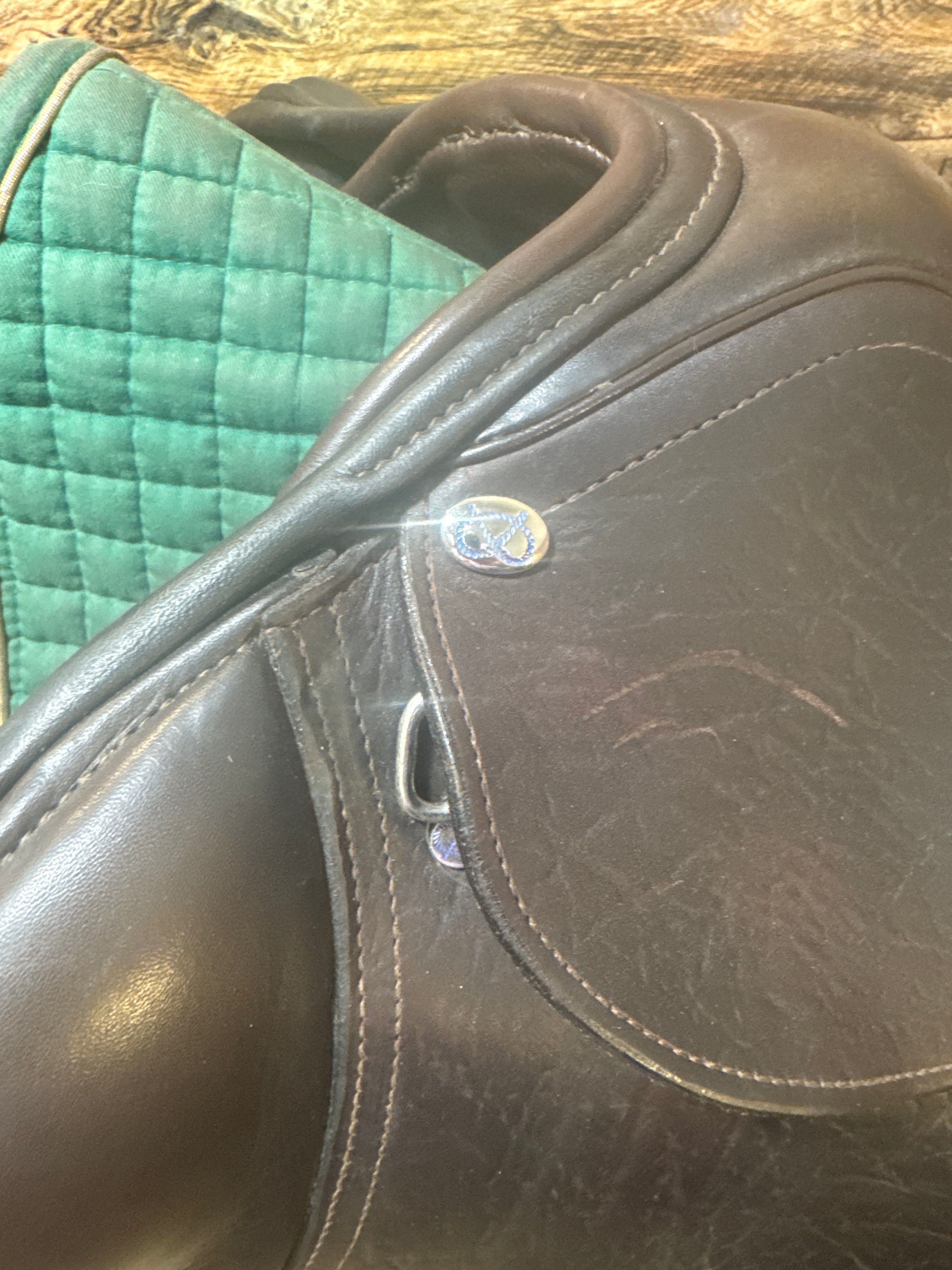 17.5" Ryder Trophee Mono Jump Saddle